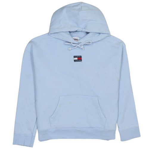 Womens UK Size XL Tommy Jeans Blue Pullover Hoodie