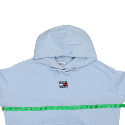 Womens UK Size XL Tommy Jeans Blue Pullover Hoodie