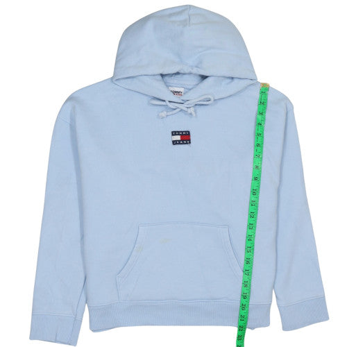 Womens UK Size XL Tommy Jeans Blue Pullover Hoodie