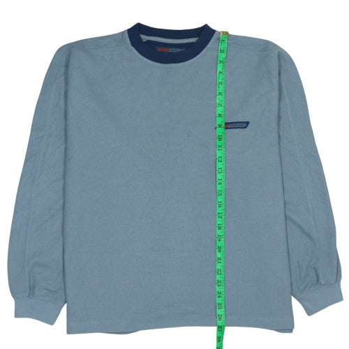 Mens UK Size L Reebok Blue Pullover Sweatshirt