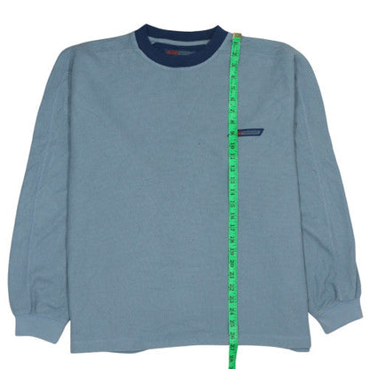 Mens UK Size L Reebok Blue Pullover Sweatshirt