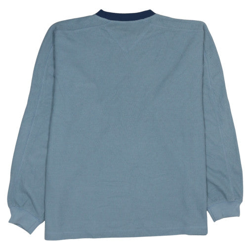 Mens UK Size L Reebok Blue Pullover Sweatshirt