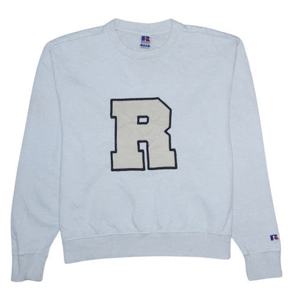 Womens UK Size M Russell Athletic Grey Pullover Sweatshirt