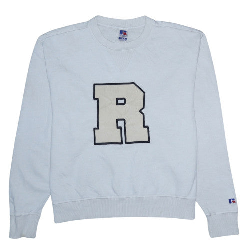 Womens UK Size M Russell Athletic Grey Pullover Sweatshirt