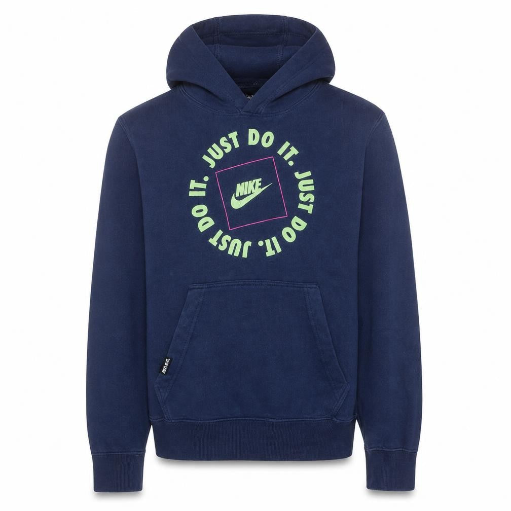 Mens UK Size XS Nike Blue Pullover Hoodie