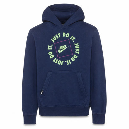 Mens UK Size XS Nike Blue Pullover Hoodie