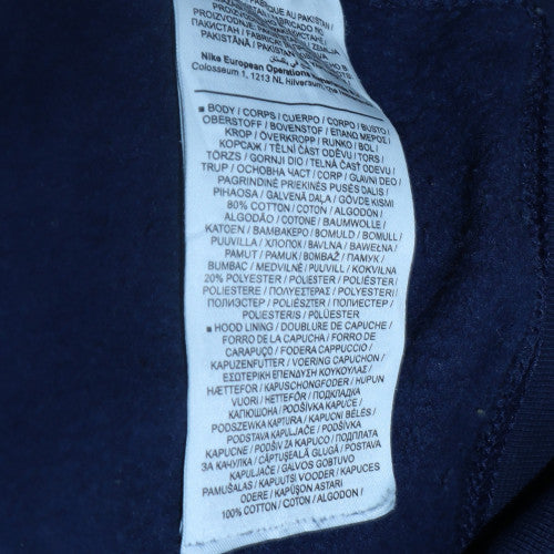 Mens UK Size XS Nike Blue Pullover Hoodie