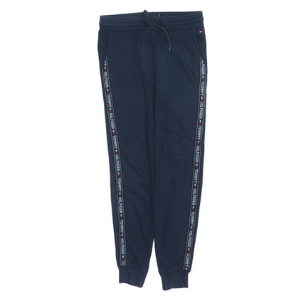Mens UK Size S Tommy Hilfiger Regular Fit Jogger Blue Trousers