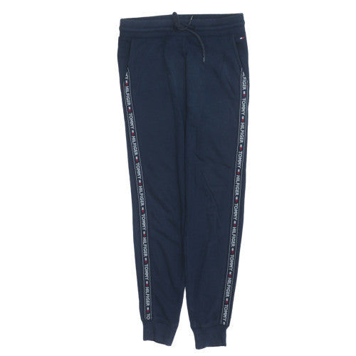 Mens UK Size S Tommy Hilfiger Regular Fit Jogger Blue Trousers
