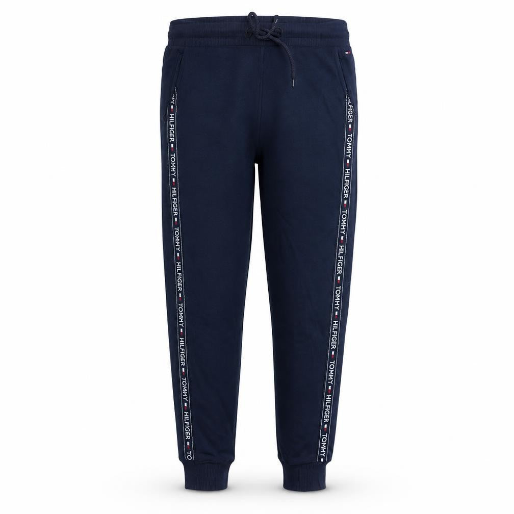 Mens UK Size S Tommy Hilfiger Regular Fit Jogger Blue Trousers
