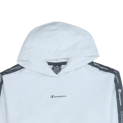 Mens UK Size M Champion White Pullover Hoodie