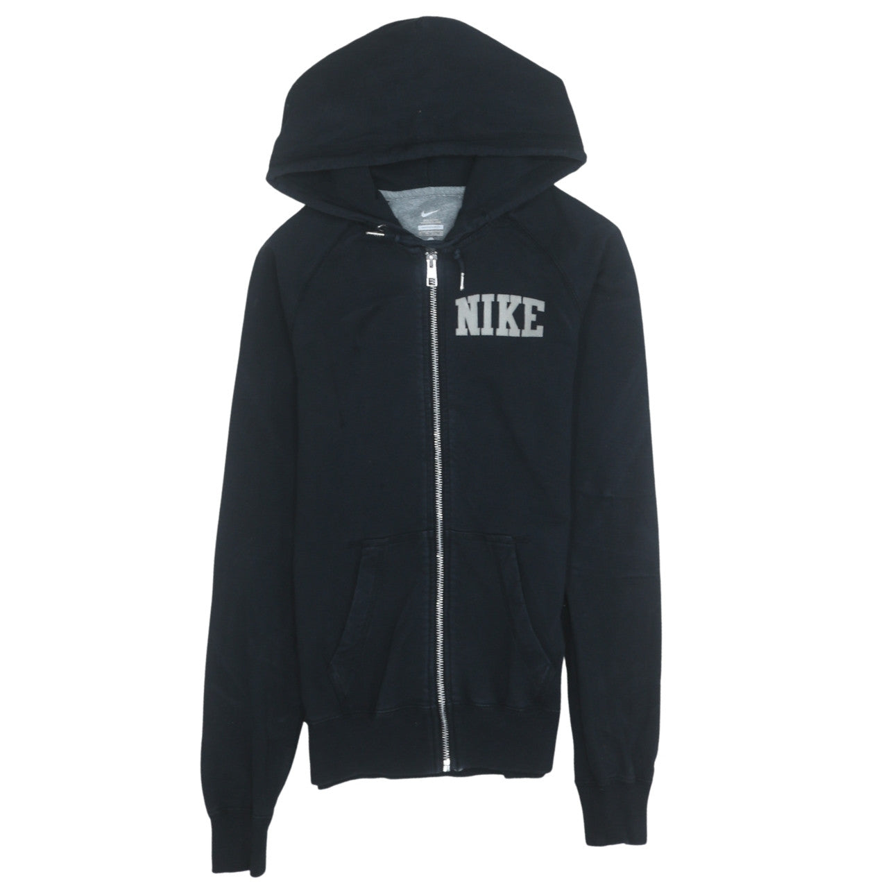 Womens UK Size XS Nike Black Full Zip Hoodie