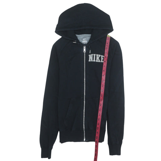 Womens UK Size XS Nike Black Full Zip Hoodie