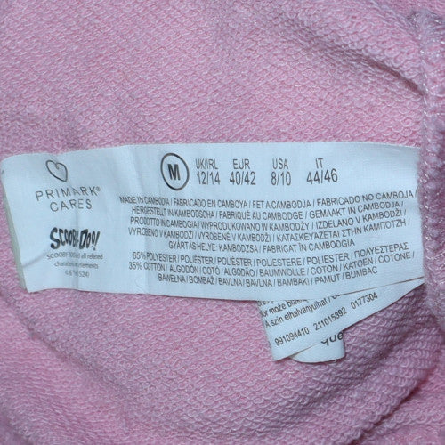 Womens UK Size M Primark Pink Pullover Hoodie