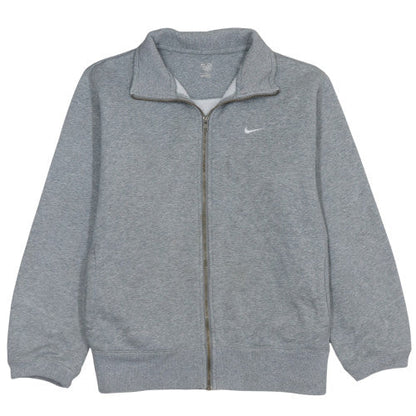Mens UK Size L Nike Grey Full Zip Sweatshirt