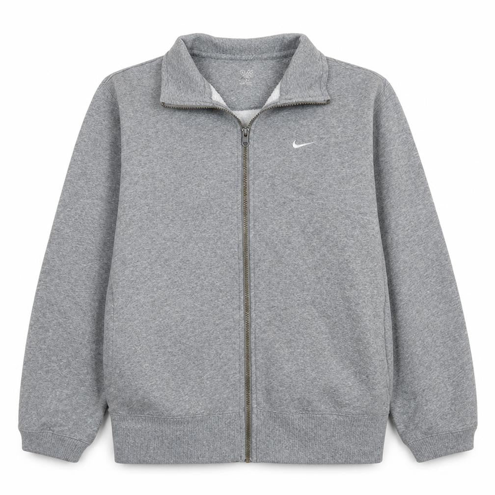 Mens UK Size L Nike Grey Full Zip Sweatshirt