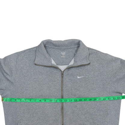 Mens UK Size L Nike Grey Full Zip Sweatshirt