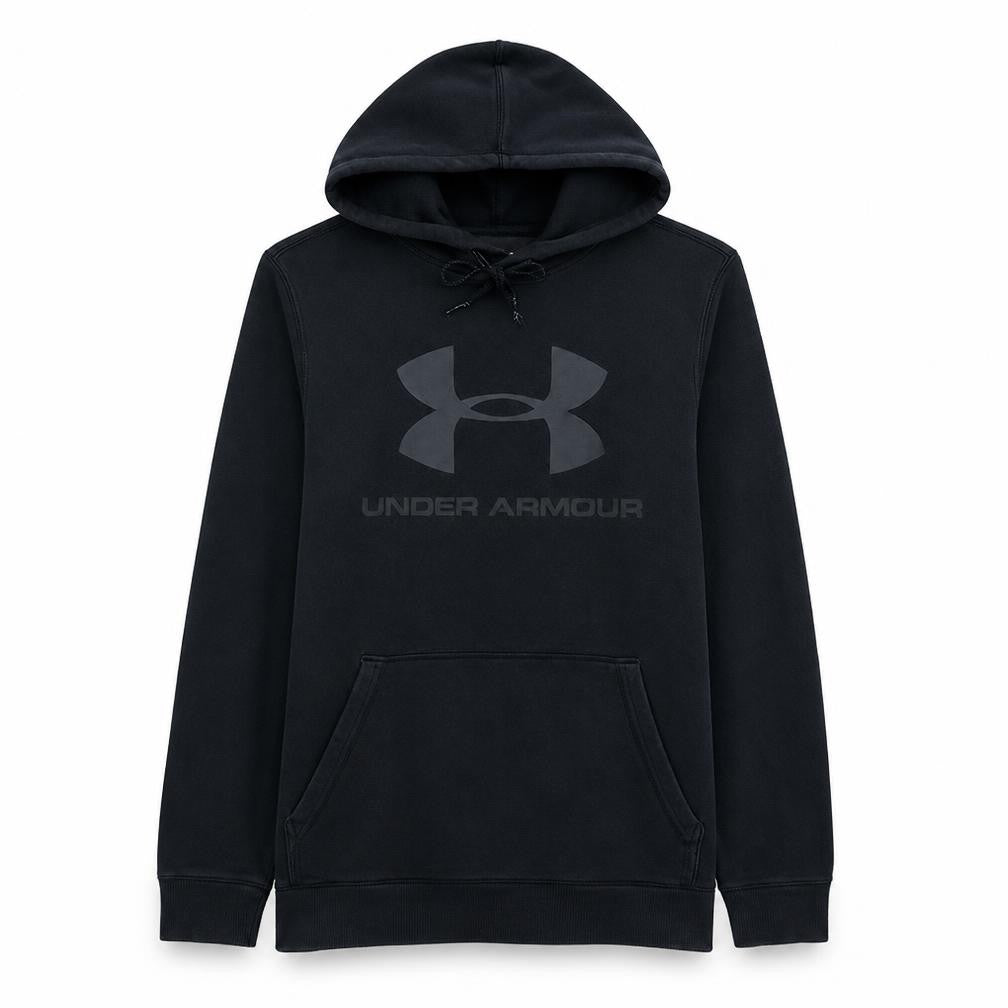 Mens UK Size M Under armour Black Pullover Hoodie