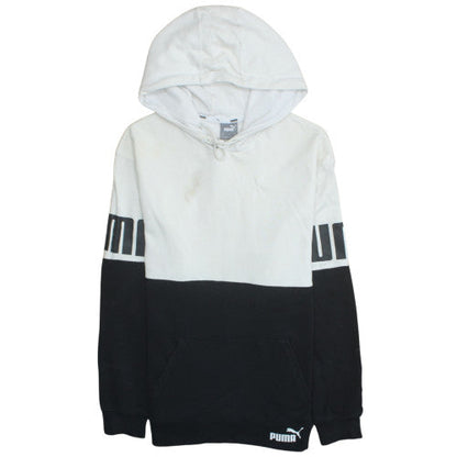 Mens UK Size M PUMA Black Pullover Hoodie