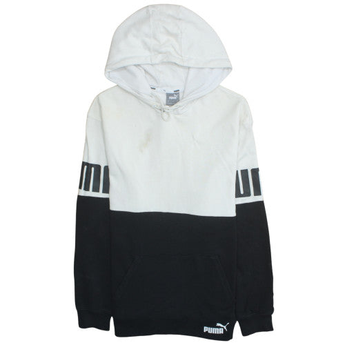 Mens UK Size M PUMA Black Pullover Hoodie