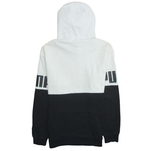 Mens UK Size M PUMA Black Pullover Hoodie