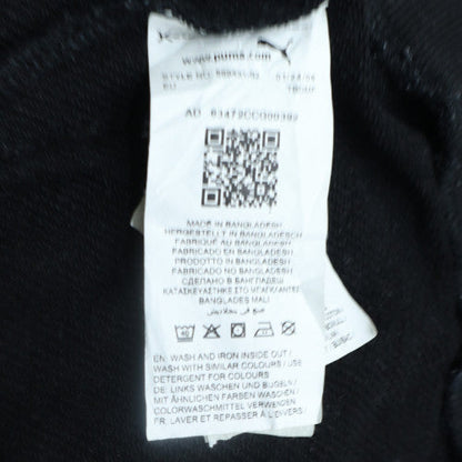 Mens UK Size M PUMA Black Pullover Hoodie