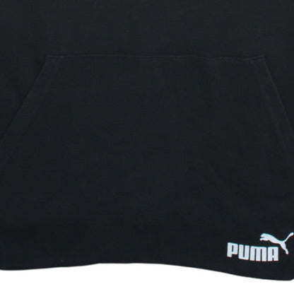 Mens UK Size M PUMA Black Pullover Hoodie