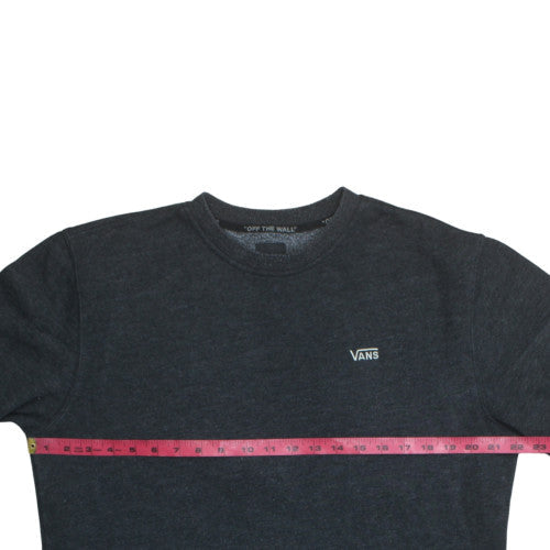 Mens UK Size M VANS Black Pullover Sweatshirt