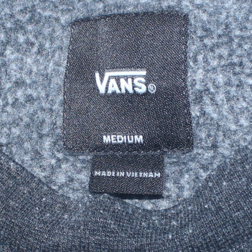 Mens UK Size M VANS Black Pullover Sweatshirt