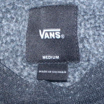 Mens UK Size M VANS Black Pullover Sweatshirt