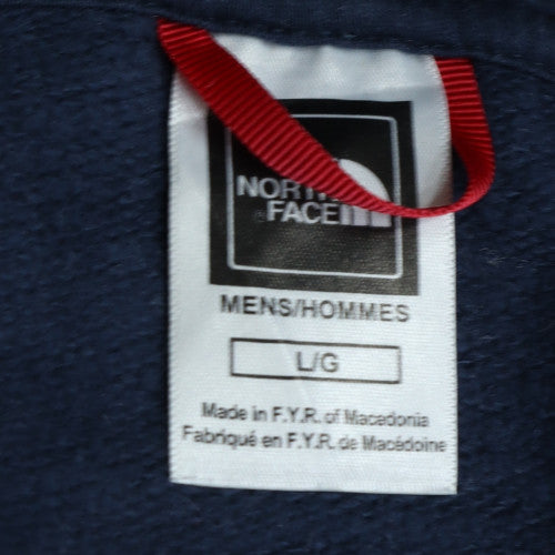 Mens UK Size L The North Face Blue Pullover Hoodie