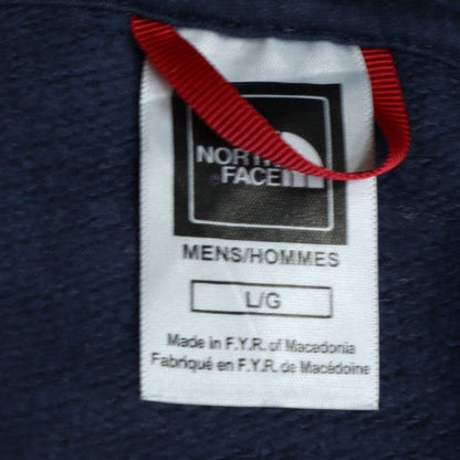 Mens UK Size L The North Face Blue Pullover Hoodie