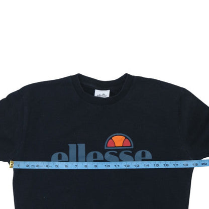 Womens UK Size 10 ellesse Black Pullover Sweatshirt