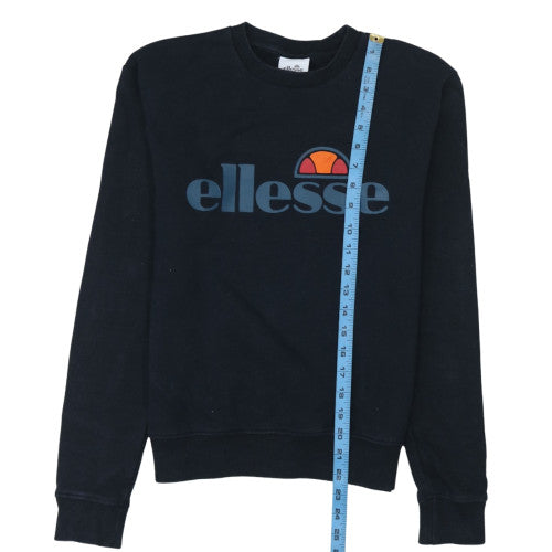 Womens UK Size 10 ellesse Black Pullover Sweatshirt