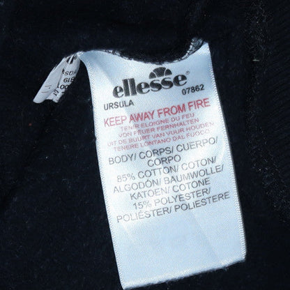 Womens UK Size 10 ellesse Black Pullover Sweatshirt