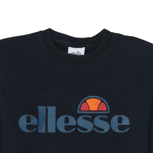 Womens UK Size 10 ellesse Black Pullover Sweatshirt