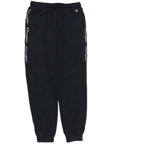 Boys UK Size XL Champion Regular Fit Jogger Black Trousers