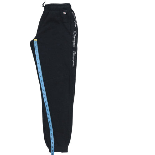 Boys UK Size XL Champion Regular Fit Jogger Black Trousers