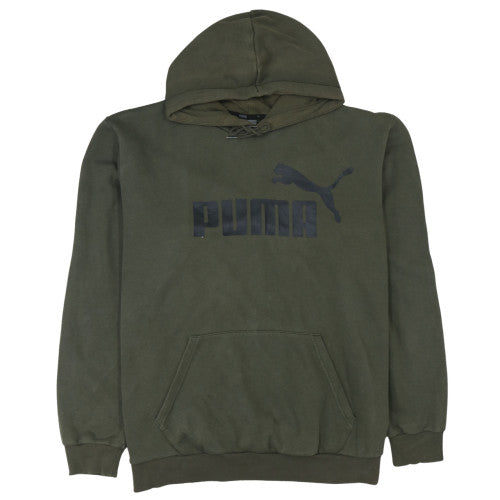 Mens UK Size XL PUMA Green Pullover Hoodie