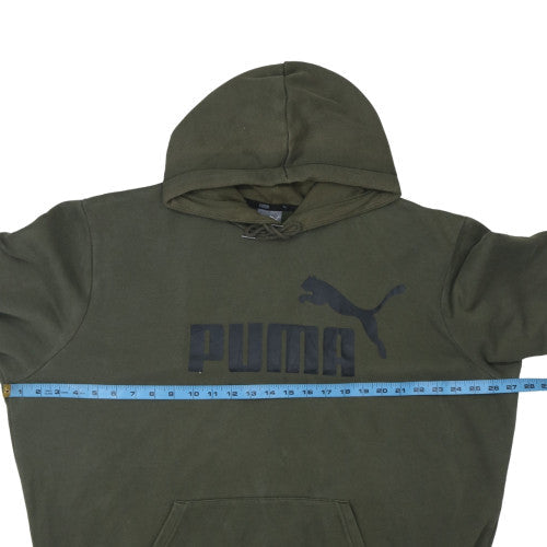 Mens UK Size XL PUMA Green Pullover Hoodie