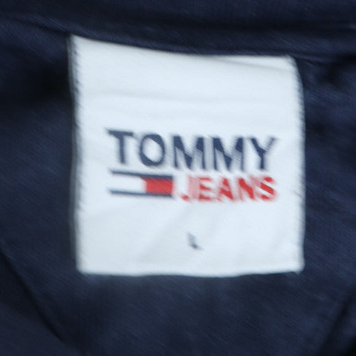 Mens UK Size L Tommy Jeans Blue  T-Shirt