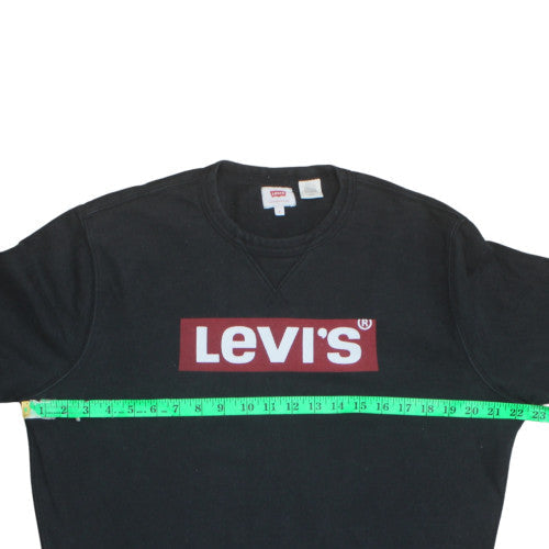 Mens UK Size S Levi's Black Pullover Sweatshirt