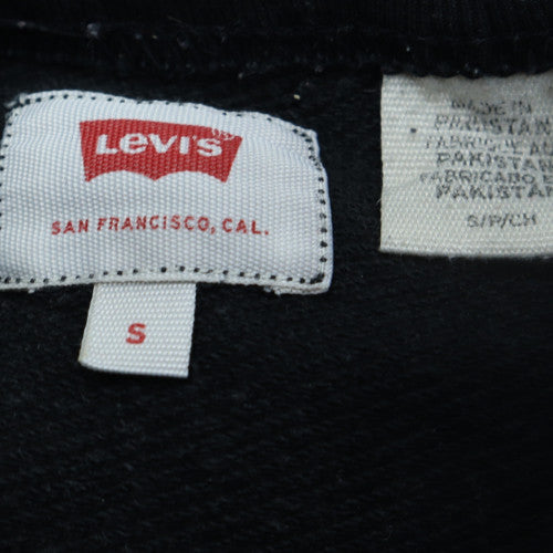 Mens UK Size S Levi's Black Pullover Sweatshirt