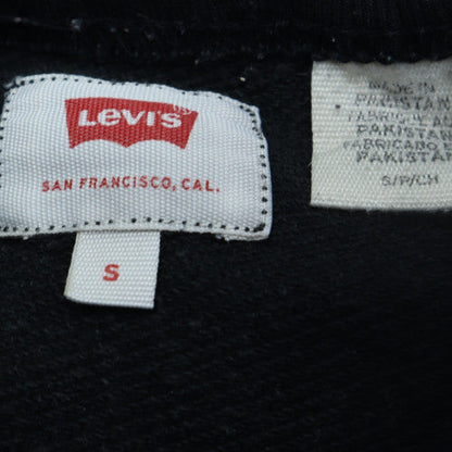 Mens UK Size S Levi's Black Pullover Sweatshirt
