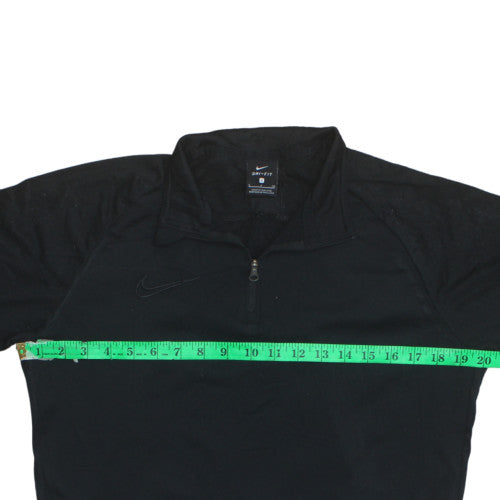 Mens UK Size S Nike Black Henley Sweatshirt