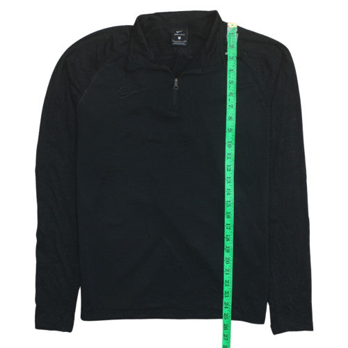Mens UK Size S Nike Black Henley Sweatshirt