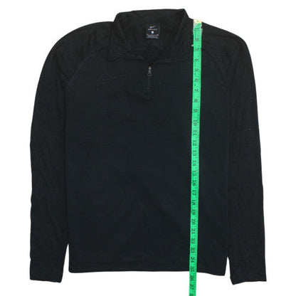 Mens UK Size S Nike Black Henley Sweatshirt