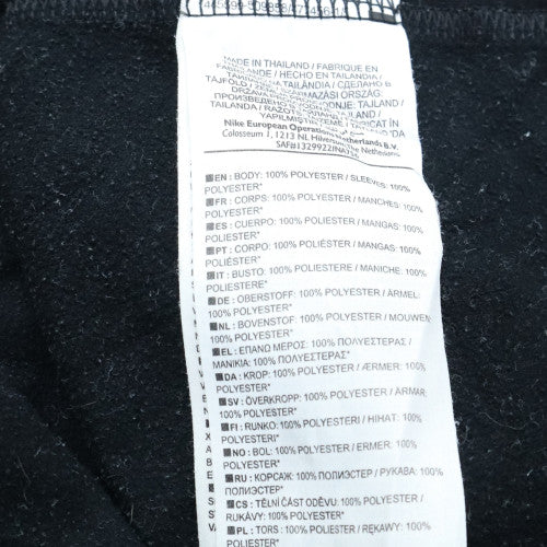 Mens UK Size S Nike Black Henley Sweatshirt