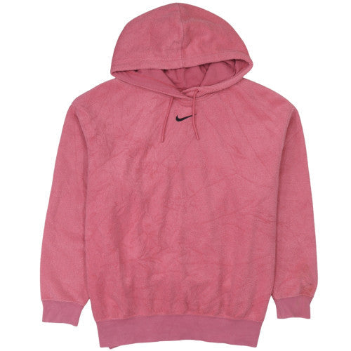 Womens UK Size M Nike Pink Pullover Hoodie