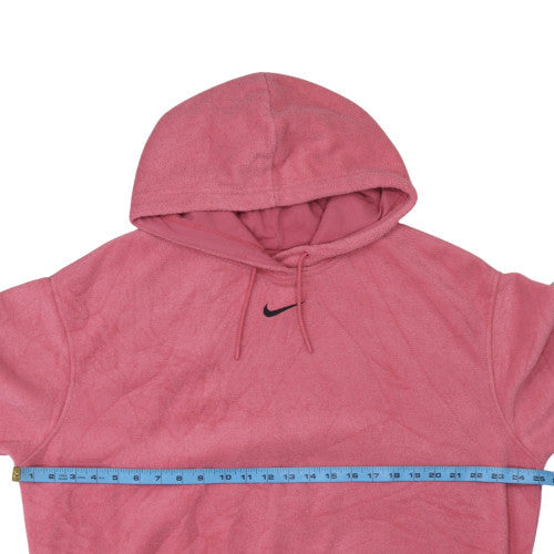 Womens UK Size M Nike Pink Pullover Hoodie